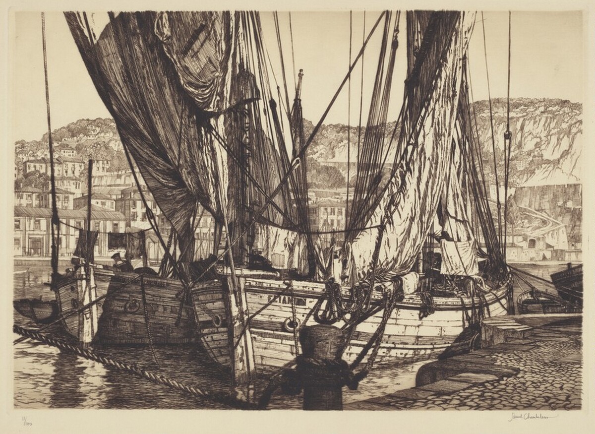 Mediterranean Wash Day by Samuel Chamberlain