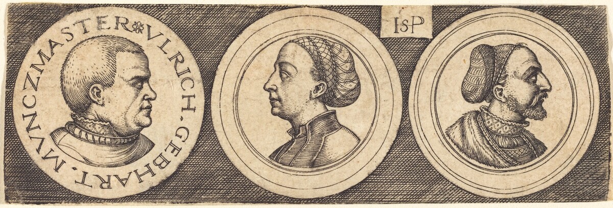 Three Medals with Portraits by Sebald Beham