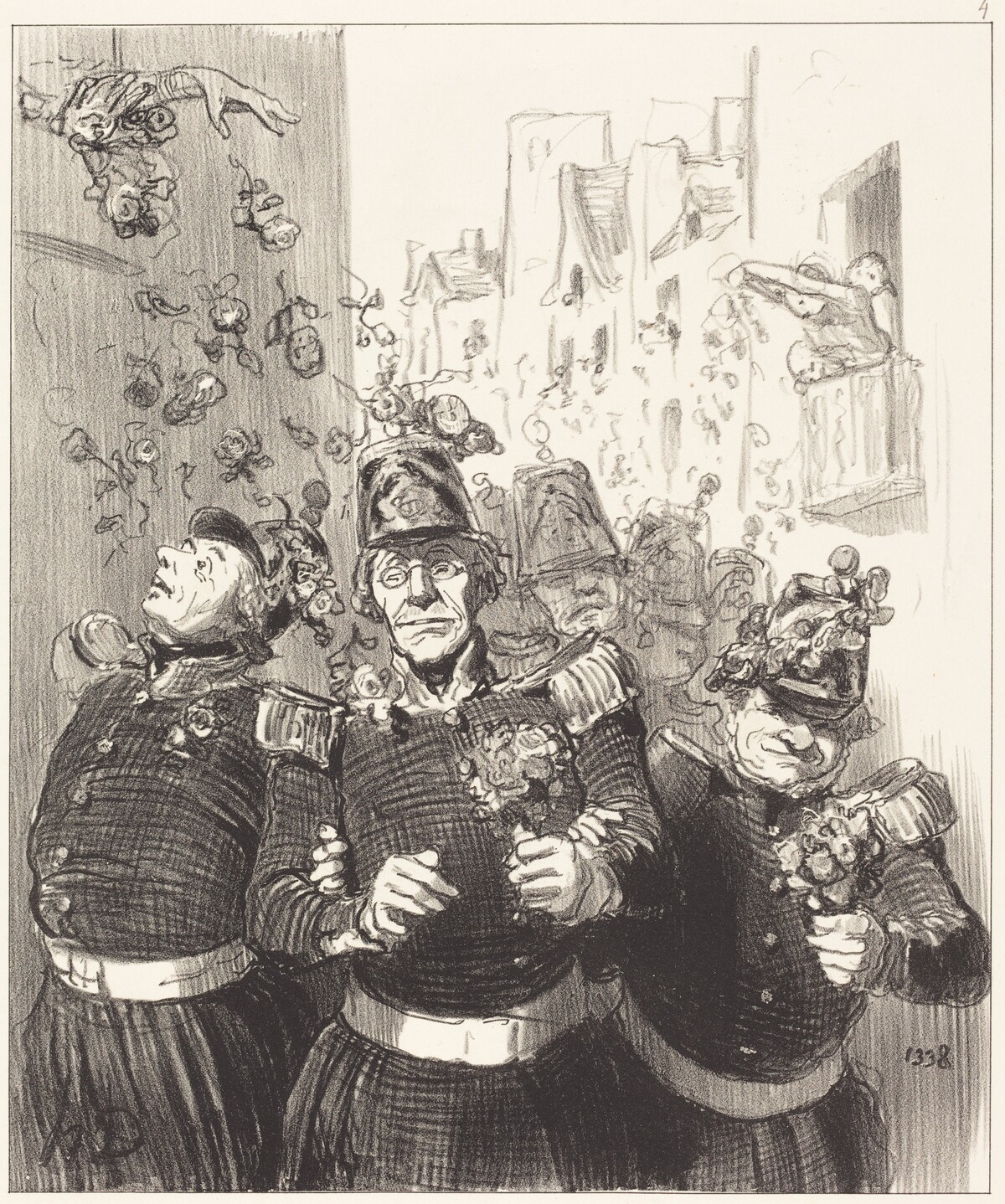 Rifolard est plus charmé que jamais... by Honoré Daumier