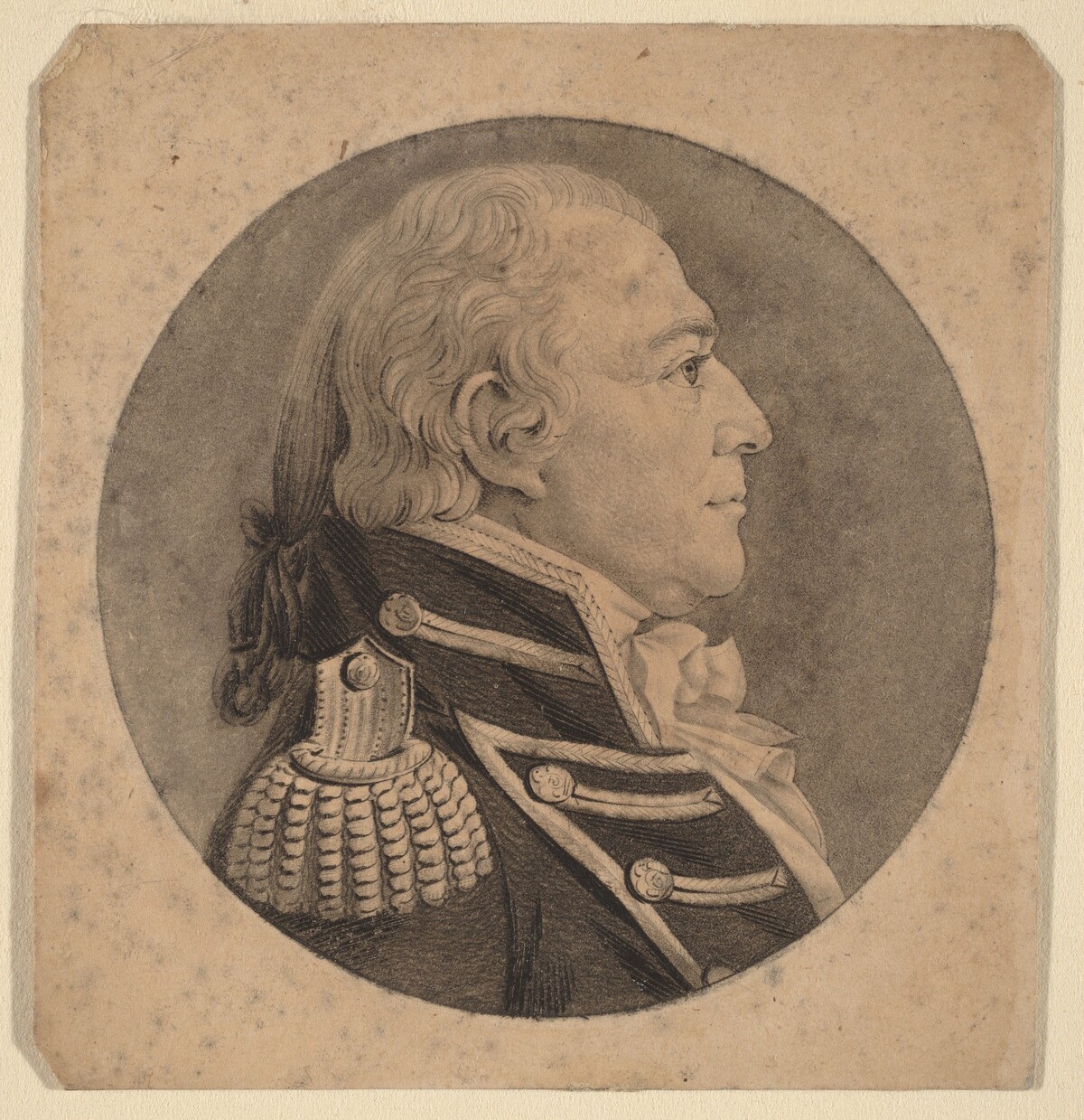 Thomas Tingey by Charles B. J. Févret de Saint-Mémin