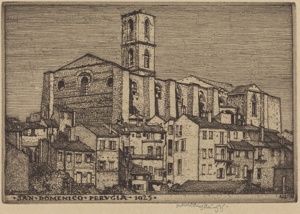 San Domenico, Perugia by Robert Austin