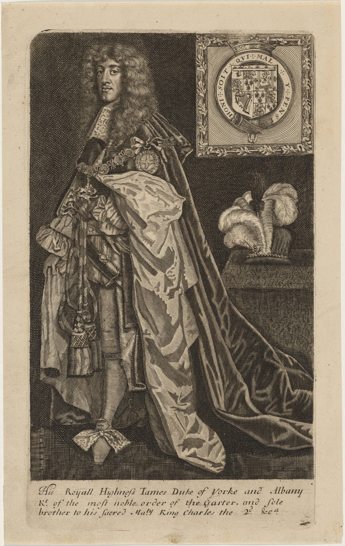 James II as Duke of York by Unknown Artist