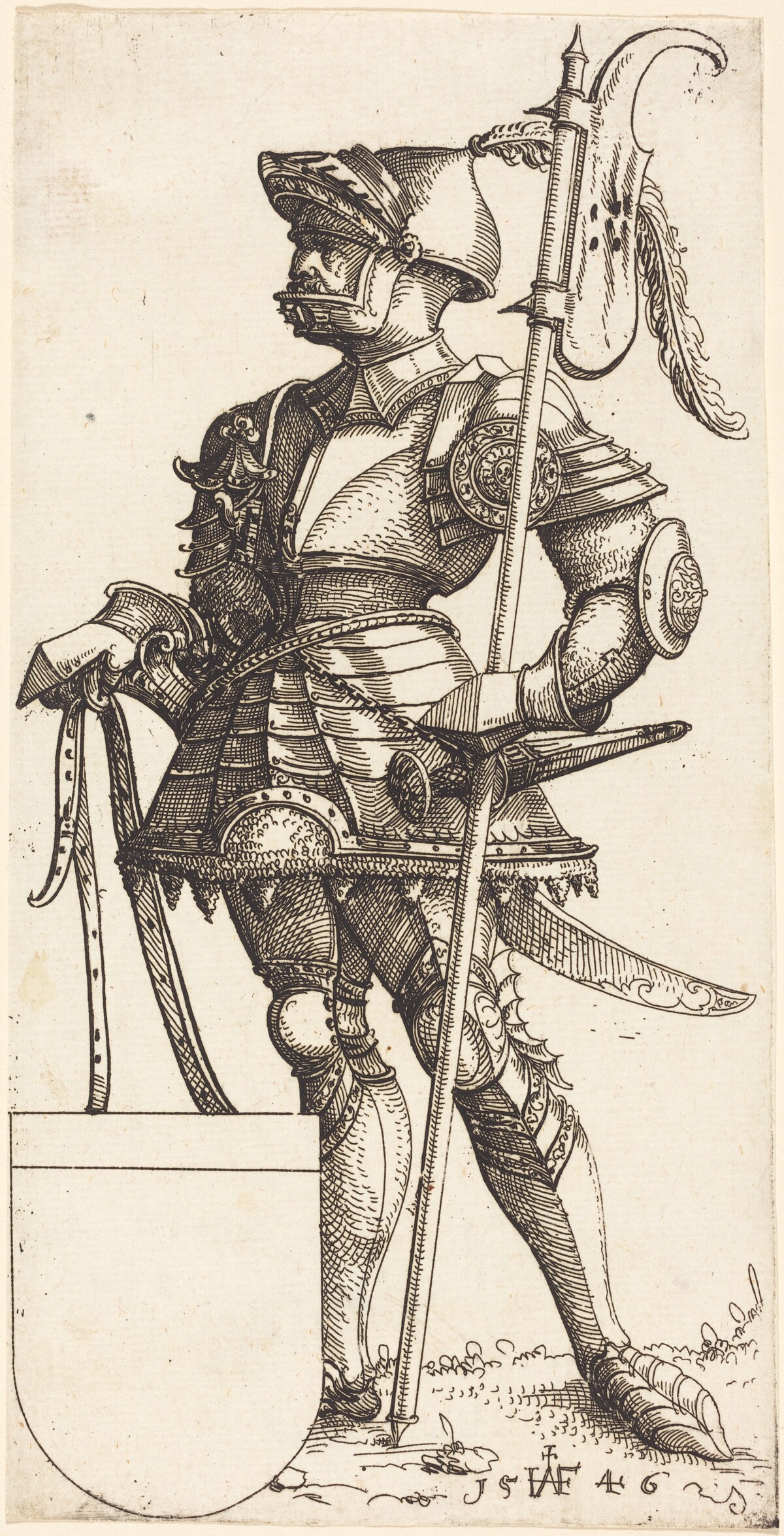 Christian II of Denmark by Augustin Hirschvogel