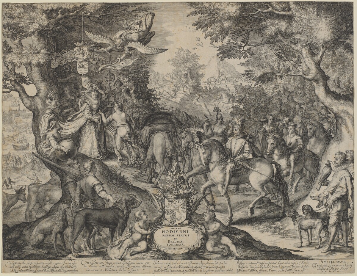 Allegory of Flourishing State of the United Provinces by Jan Pietersz Saenredam