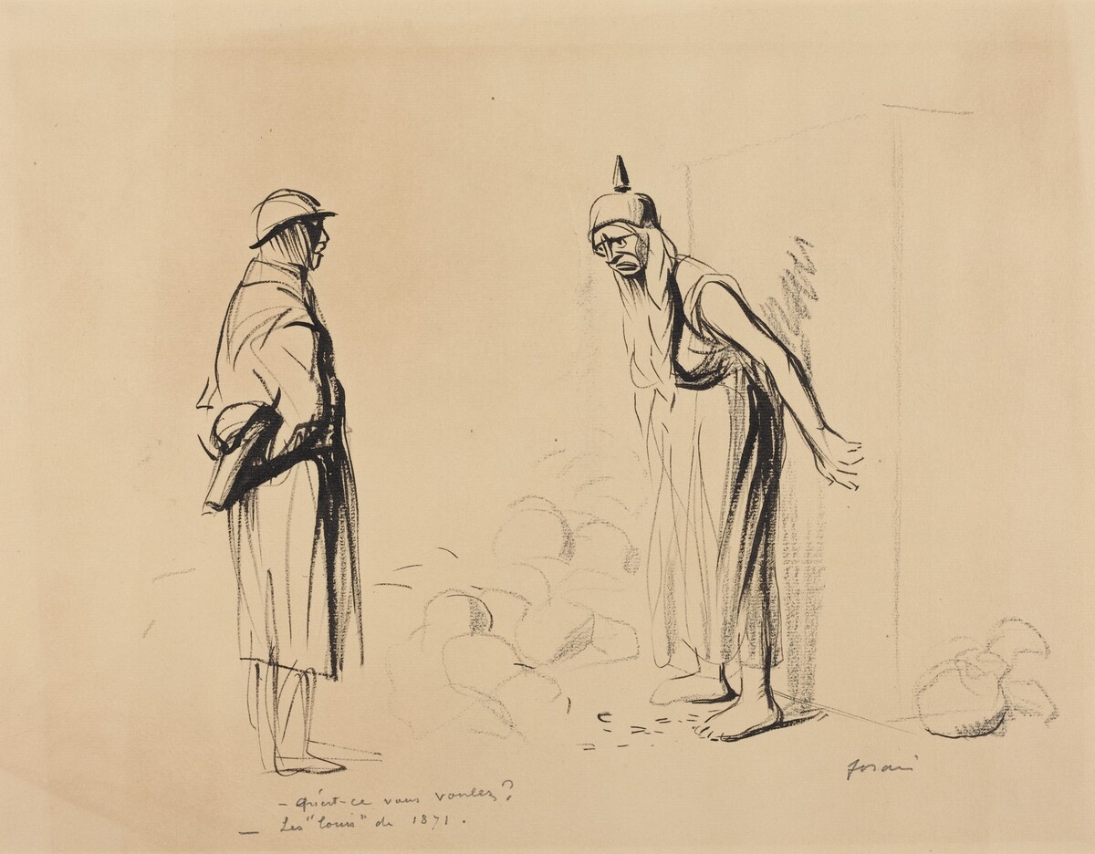 -Qu'est-ce vous voulez?  -Les "louis" de 1871 by Jean-Louis Forain