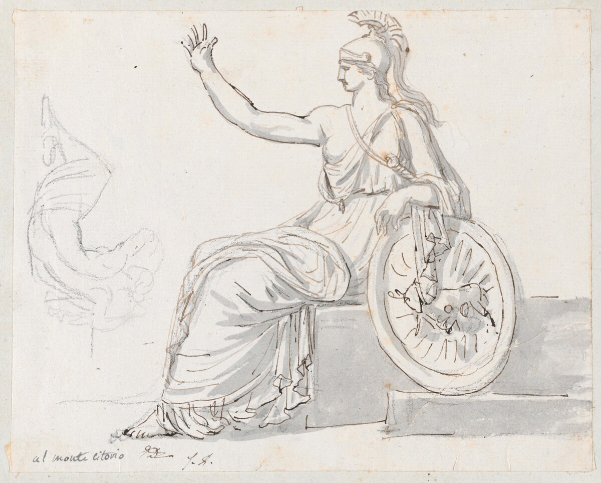 Roma, from the Base of the Antonine Column by Jacques-Louis David