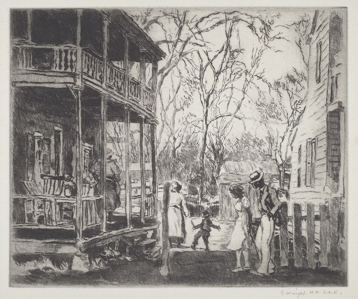 Untitled (In the Backyard) by George Hand Wright
