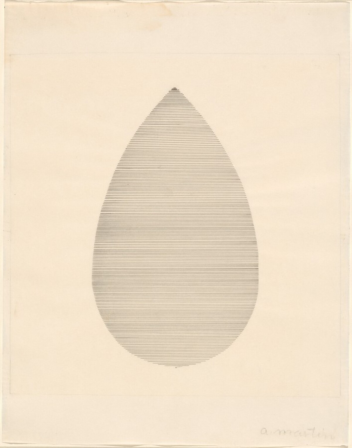 The Drop by Agnes Martin