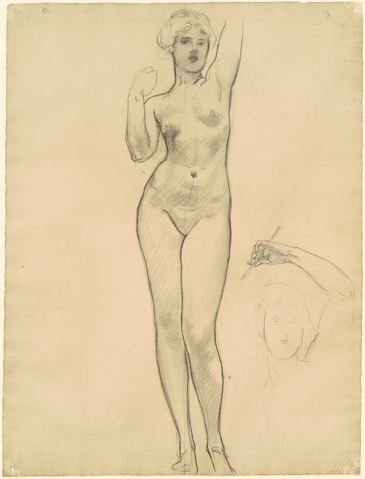 Studies of Aphrodite for "Aphrodite and Eros" by John Singer Sargent