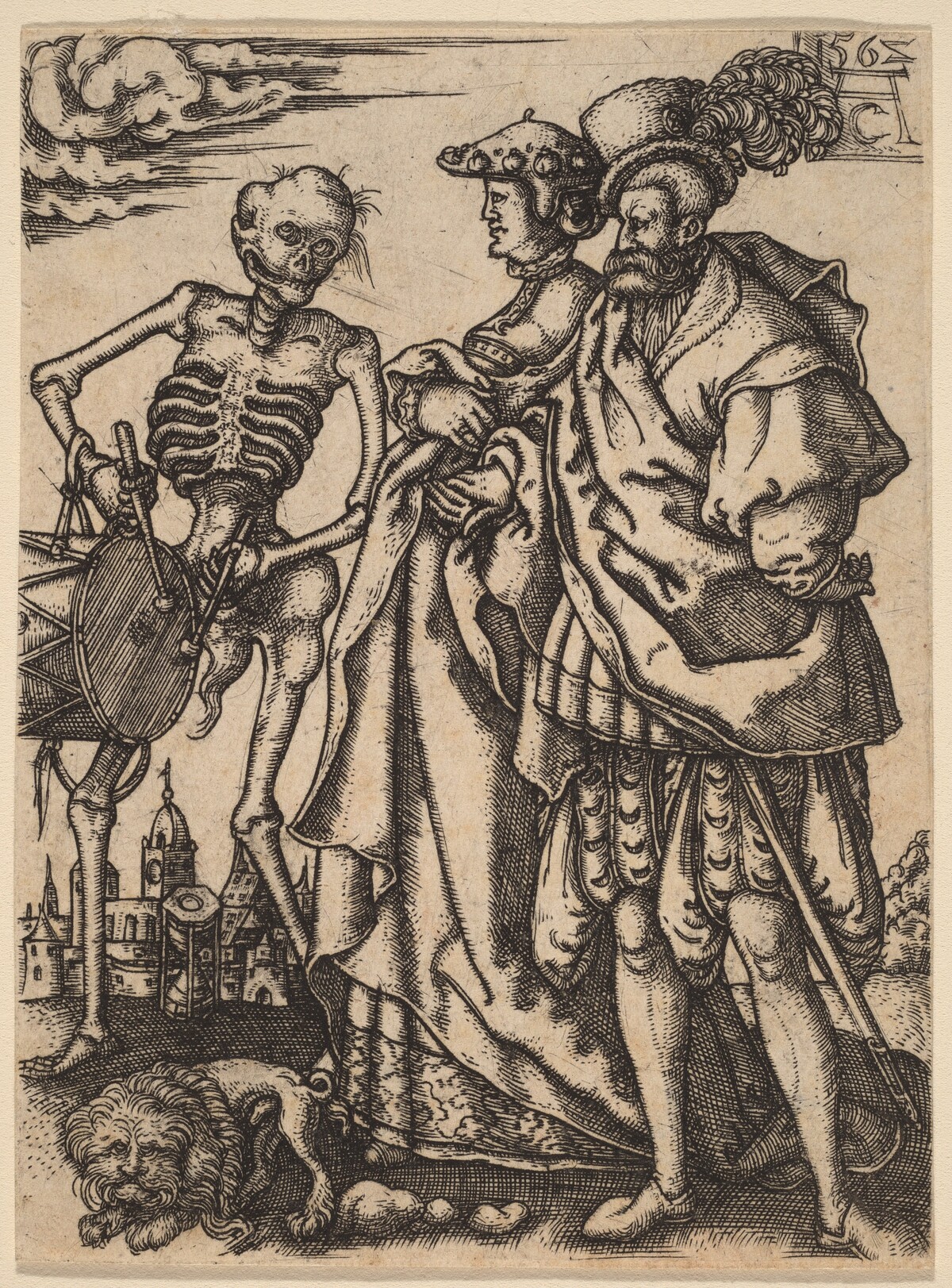 Dance of Death I by Allaert Claesz