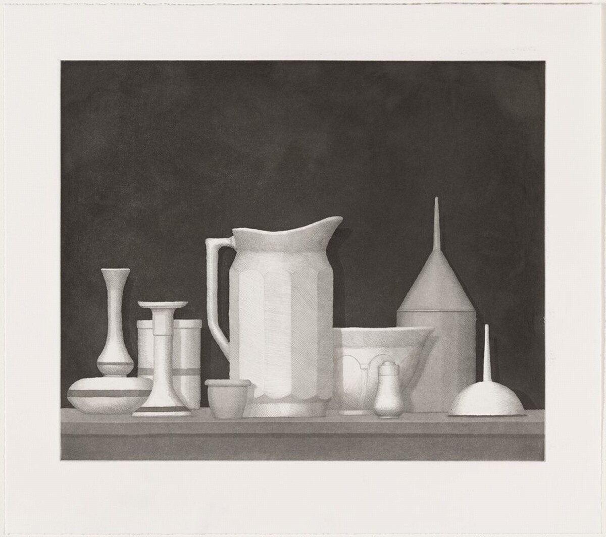 Viale [working proof 28] by William Bailey