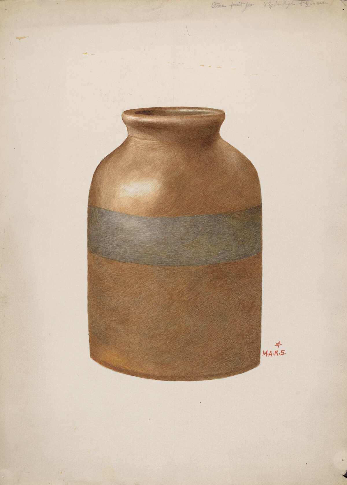 Stone Fruit Jar by Margaret Stottlemeyer