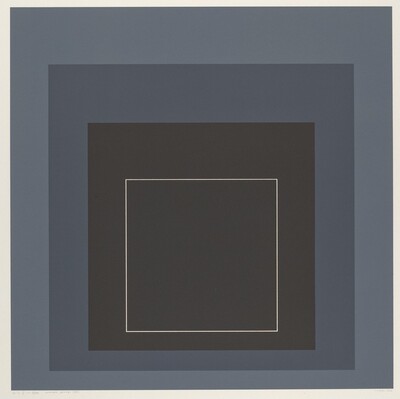 WLS VIII from White Line Squares (Series I) [artist's proof]