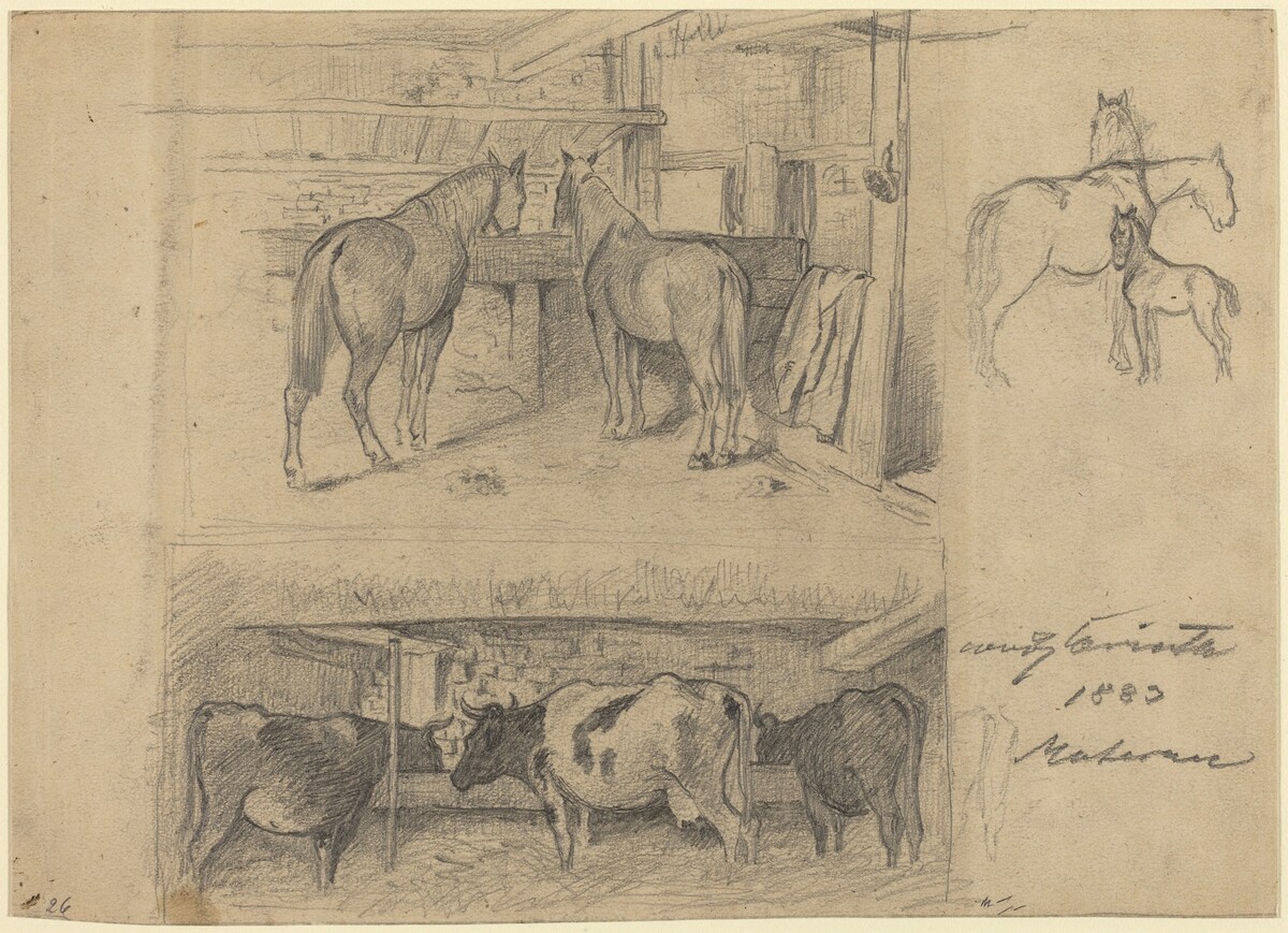 The Barn by Lovis Corinth