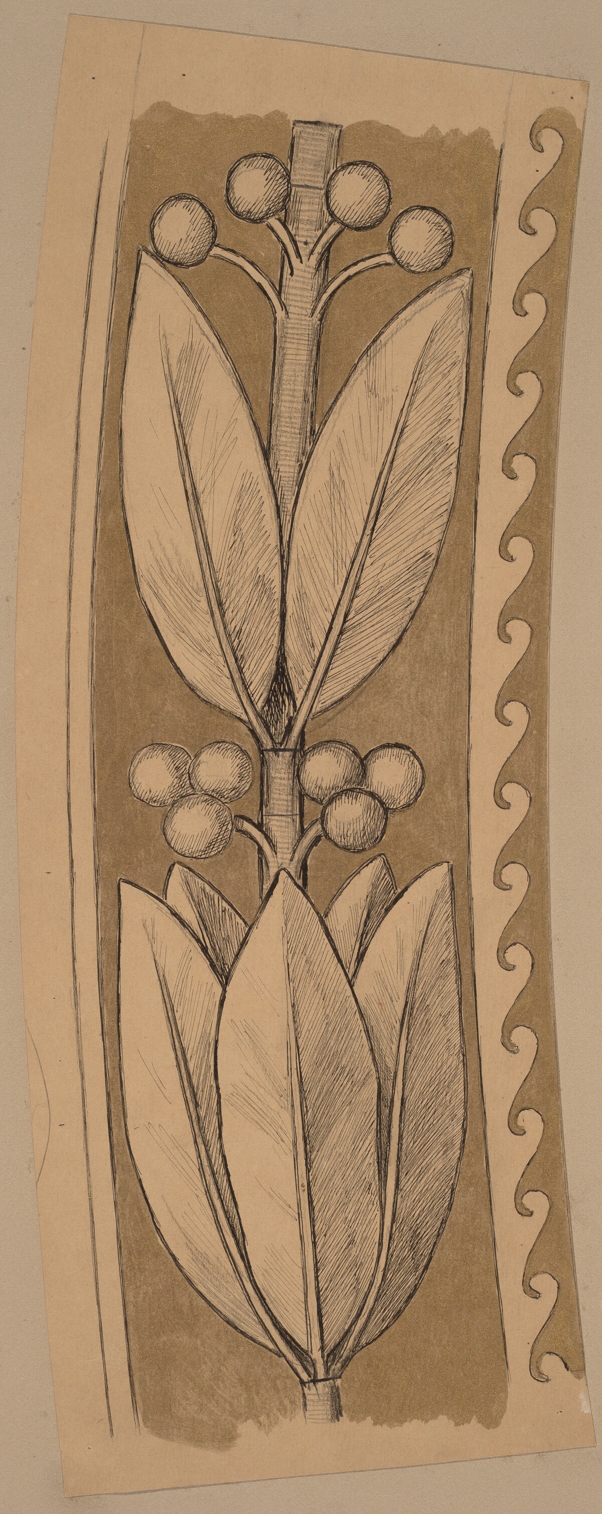 Study for a Border Design by Charles Sprague Pearce