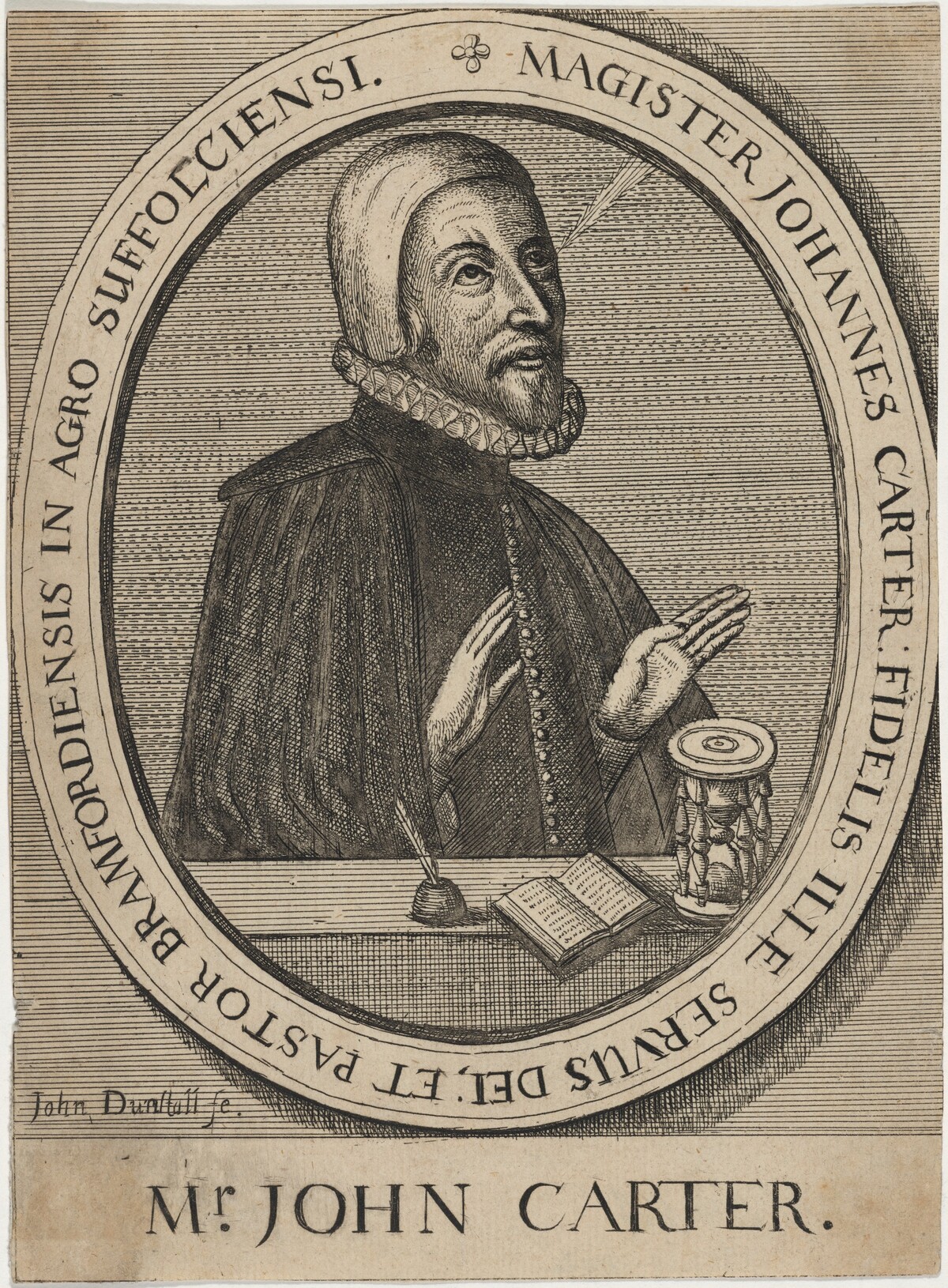 John Carter, Puritan Rector of Belstead, Suffolk by John Dunstall after Robert Vaughan