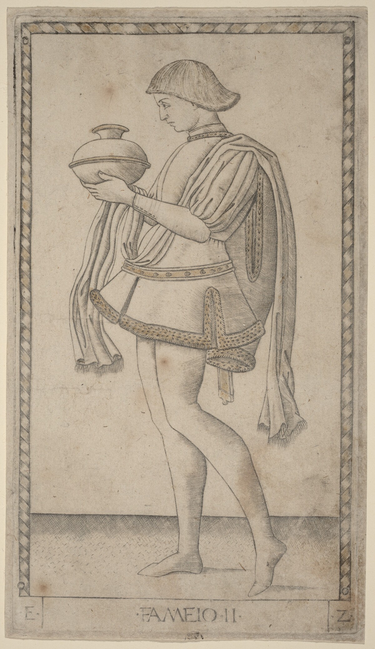 Fameio (Servant) by Master of the E-Series Tarocchi