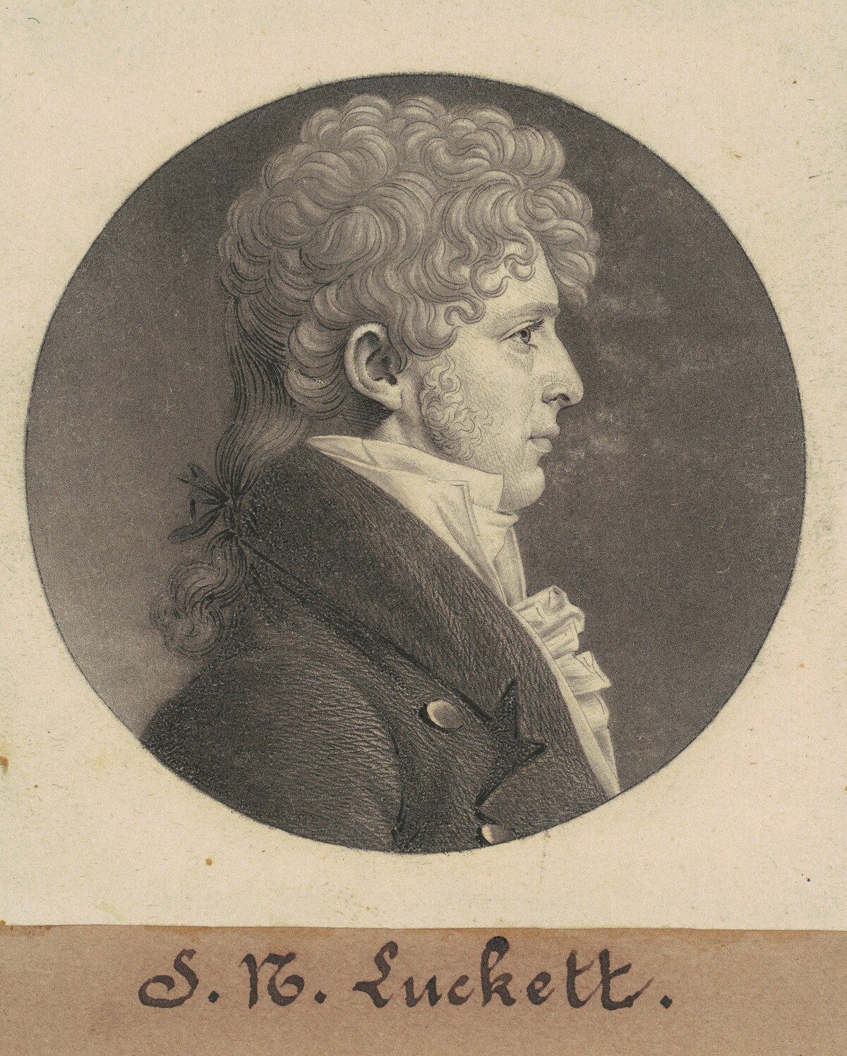 John Richards Triplett by Charles B. J. Févret de Saint-Mémin