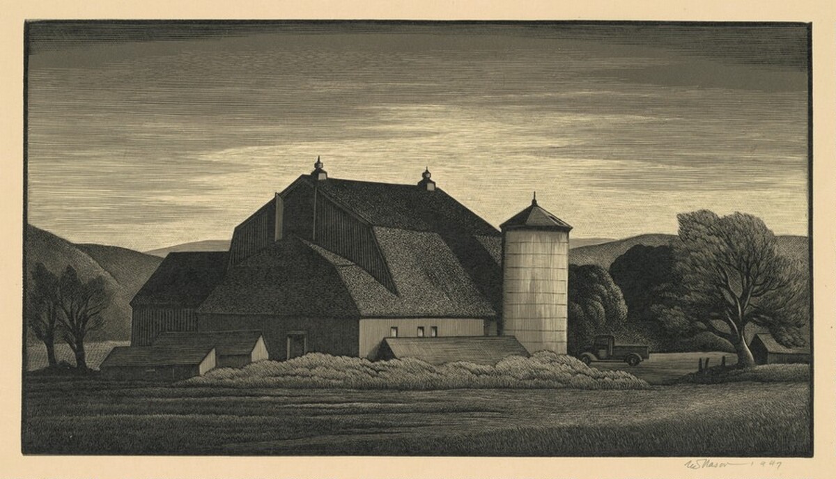 The Gambrel-Roofed Barn by Thomas W. Nason