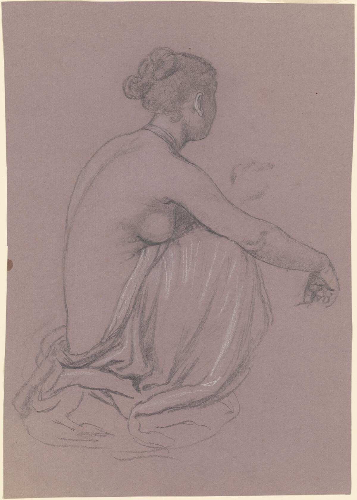 Study for "Greek Girls Bathing" by Elihu Vedder