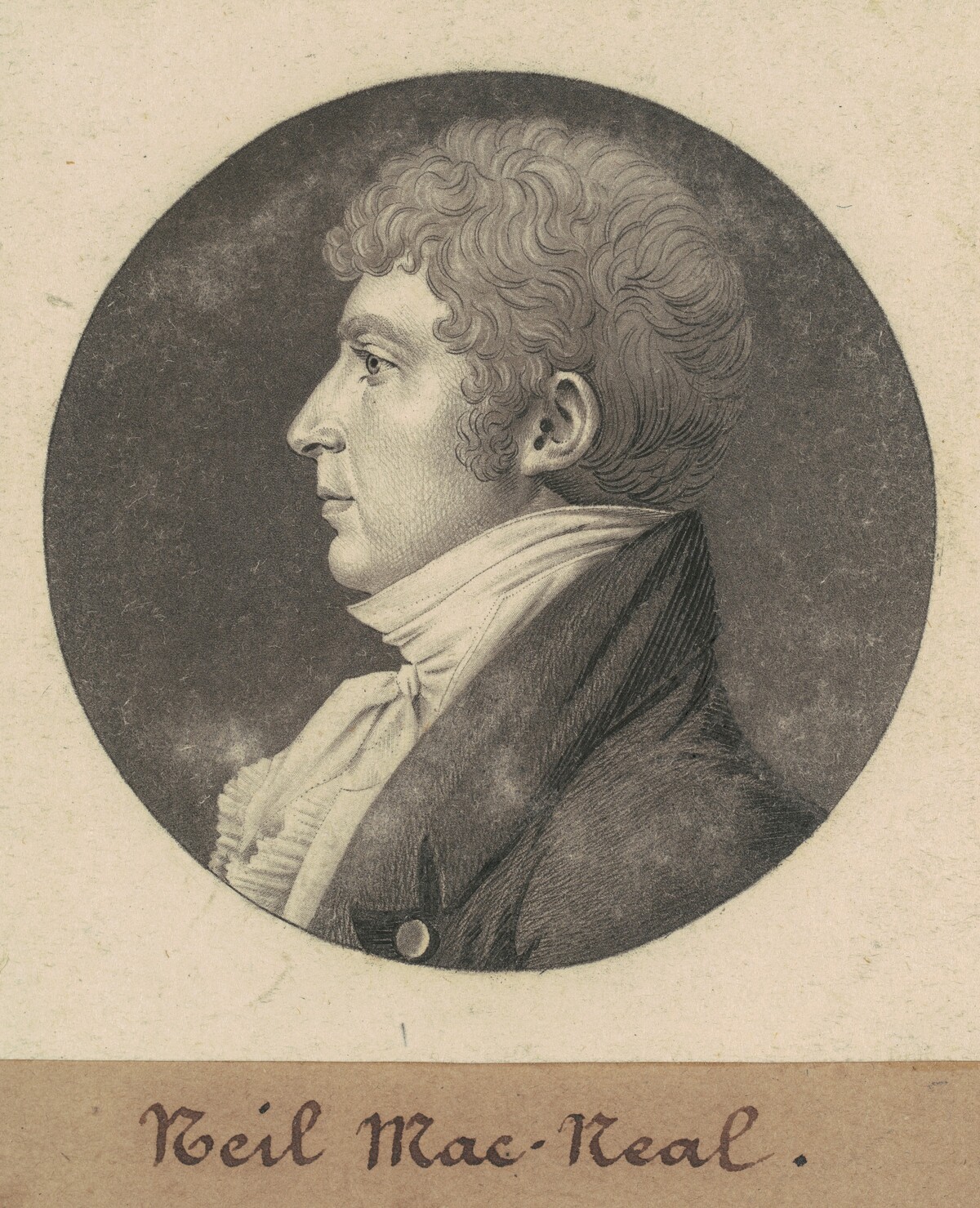 Neil MacNeal by Charles B. J. Févret de Saint-Mémin