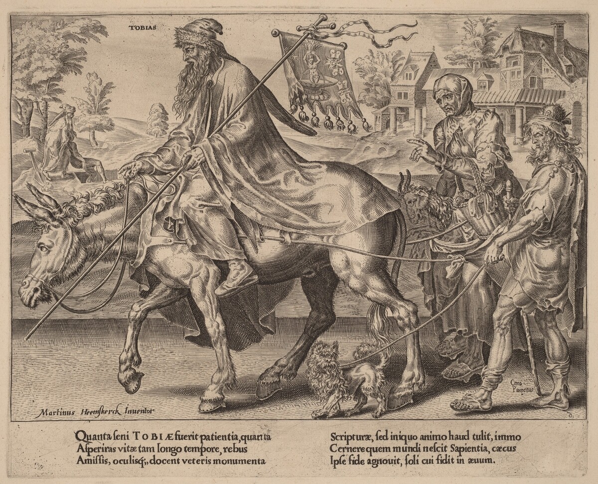 The Triumph of Tobias by Dirck Volckertz Coornhert after Maerten van Heemskerck