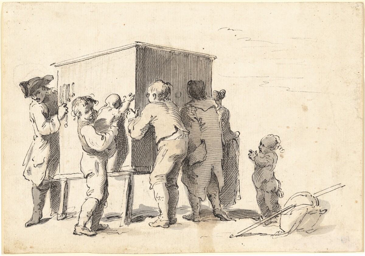 The Peep-Show by Pietro Antonio Novelli