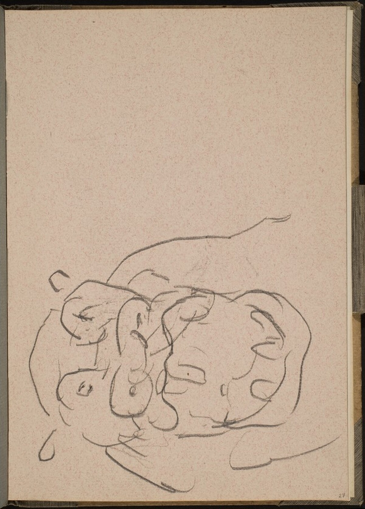 Nilpferdkopf mit geöffnetem Maul (Hippo Mouth Open) [p. 27] by Max Beckmann
