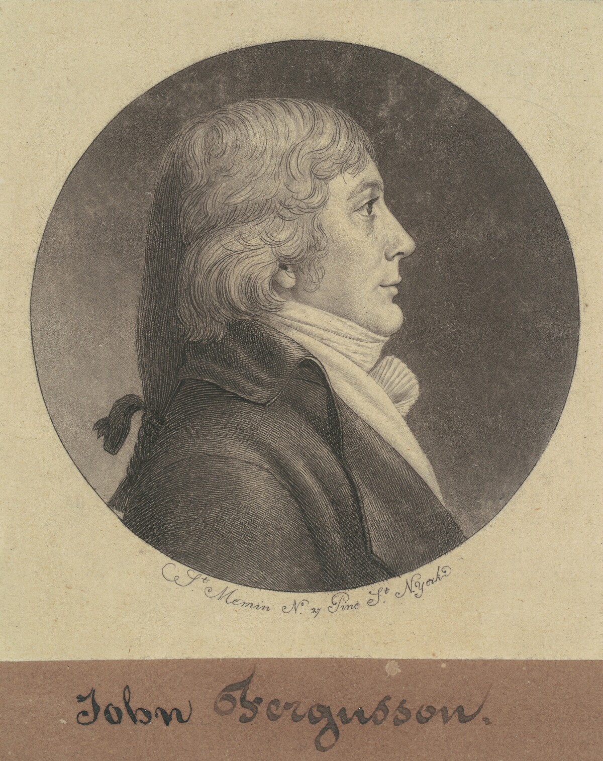 John Ferguson by Charles B. J. Févret de Saint-Mémin
