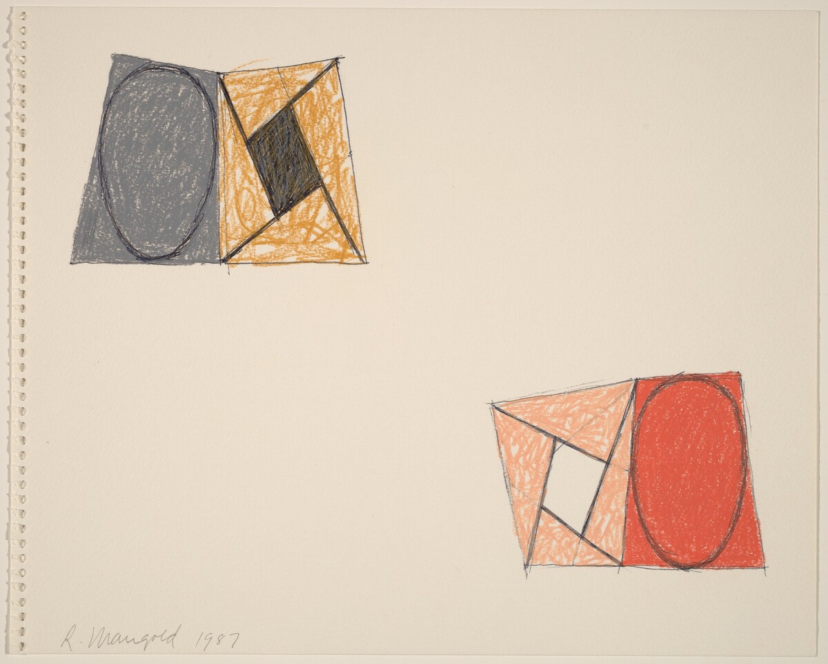 Untitled by Robert Mangold
