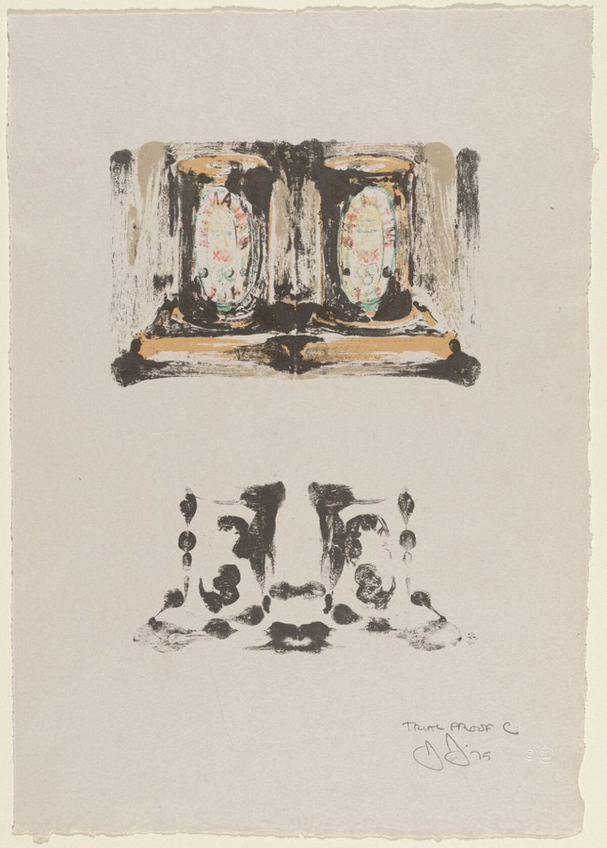 Ale Cans [trial proof C] by Jasper Johns