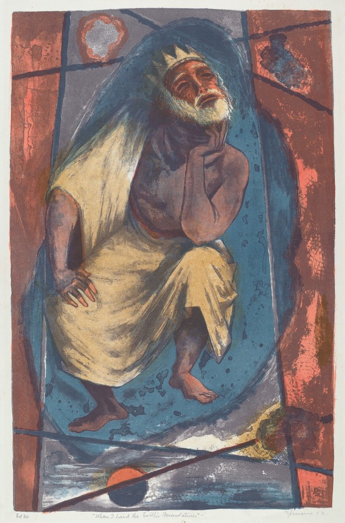 "When I Laid the Earth's Foundation" by Benton Murdoch Spruance