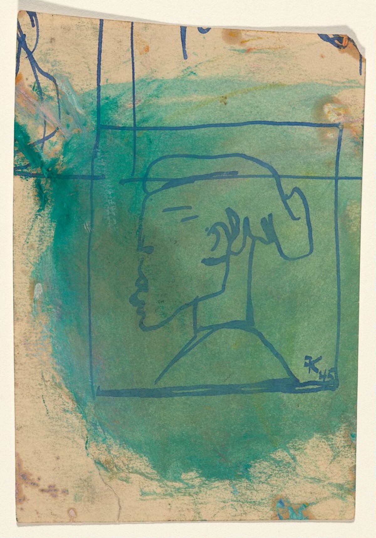 Portrait of Female in Profile by Franz Kline