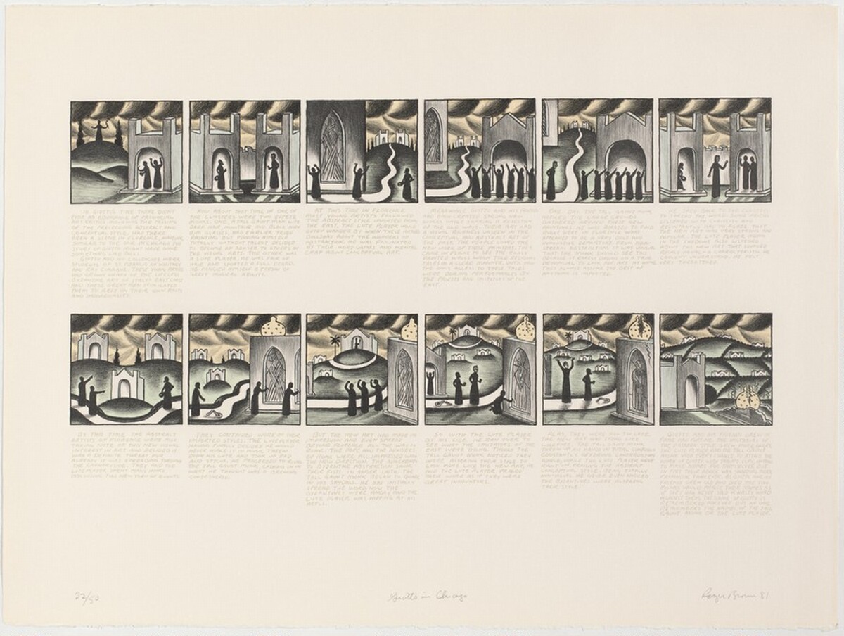 Giotto in Chicago by Roger Brown
