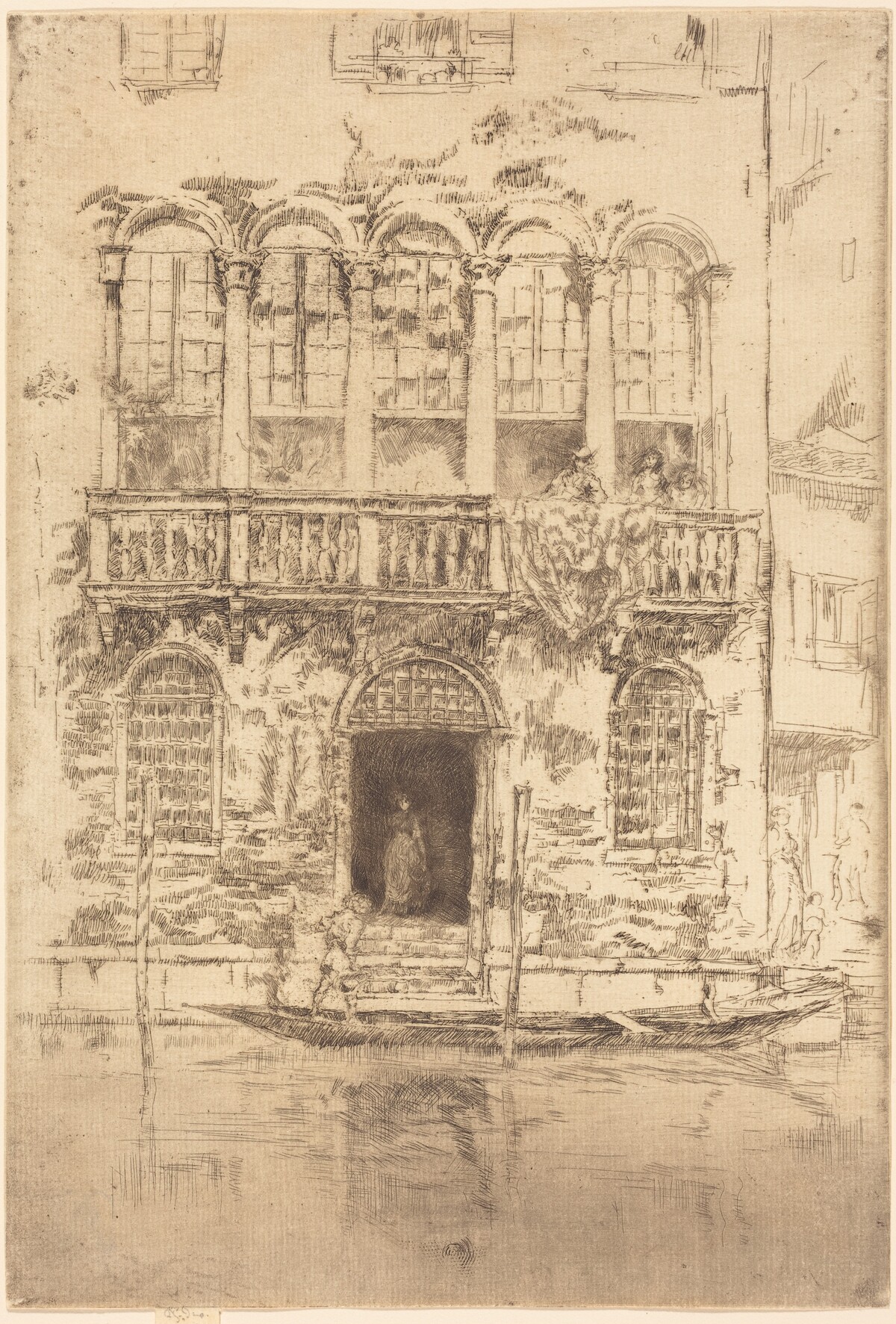 The Balcony by James McNeill Whistler