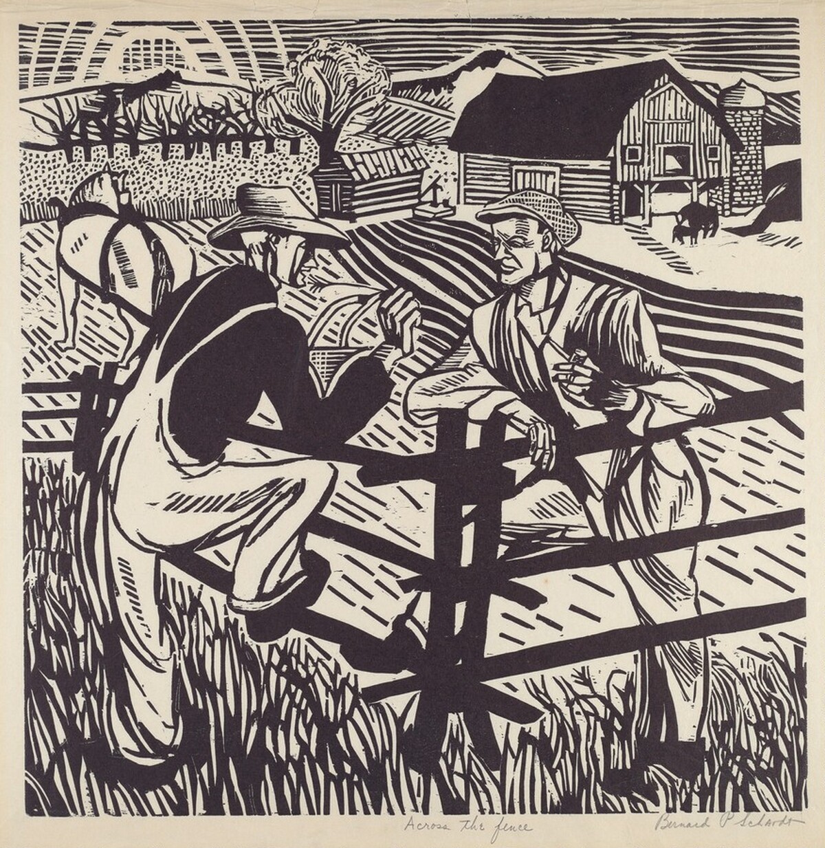 Across the Fence by Bernard P. Schardt