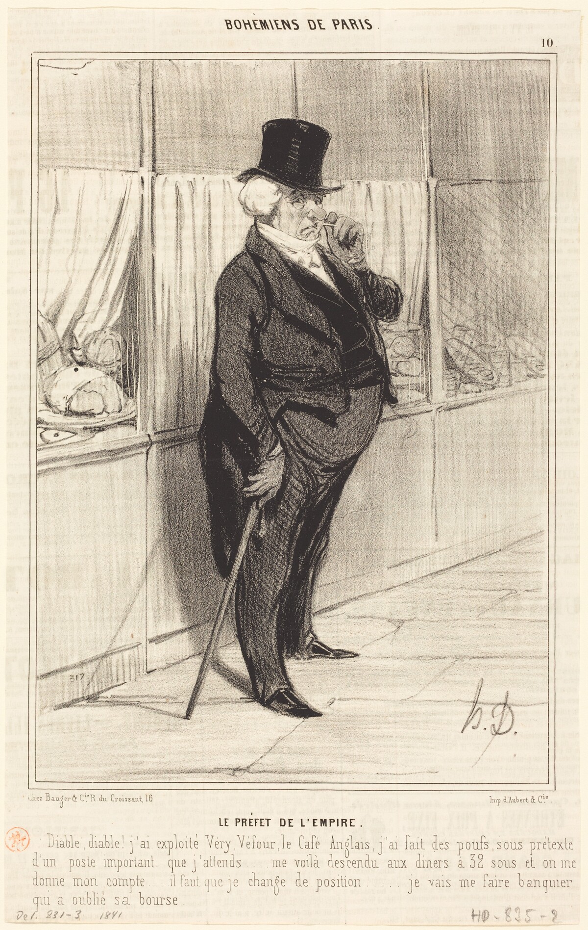 Le Préfet de l'Empire by Honoré Daumier