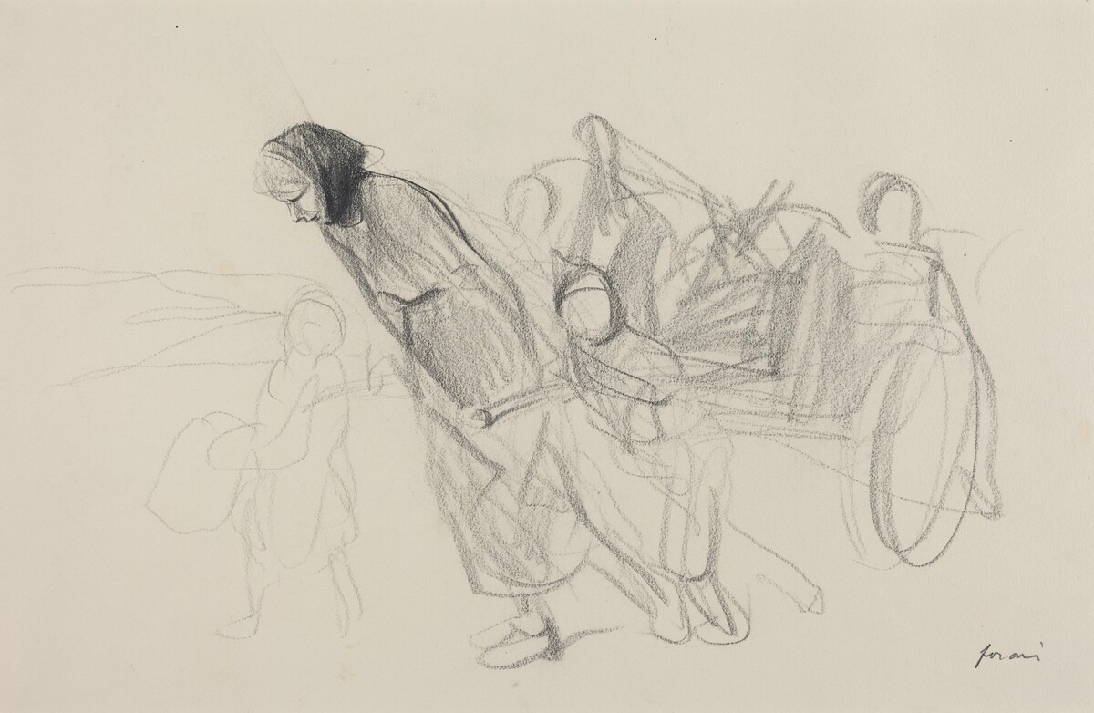 Refugees by Jean-Louis Forain