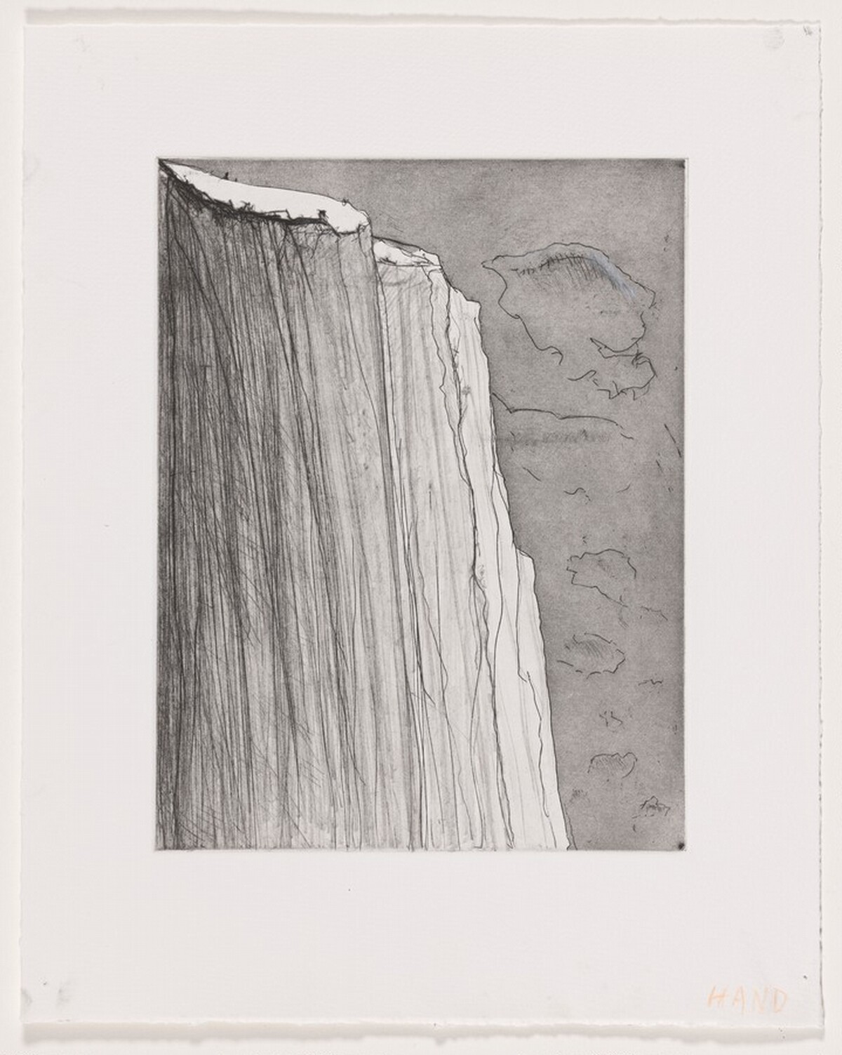 Canyon Clouds [working proof 4] by Wayne Thiebaud