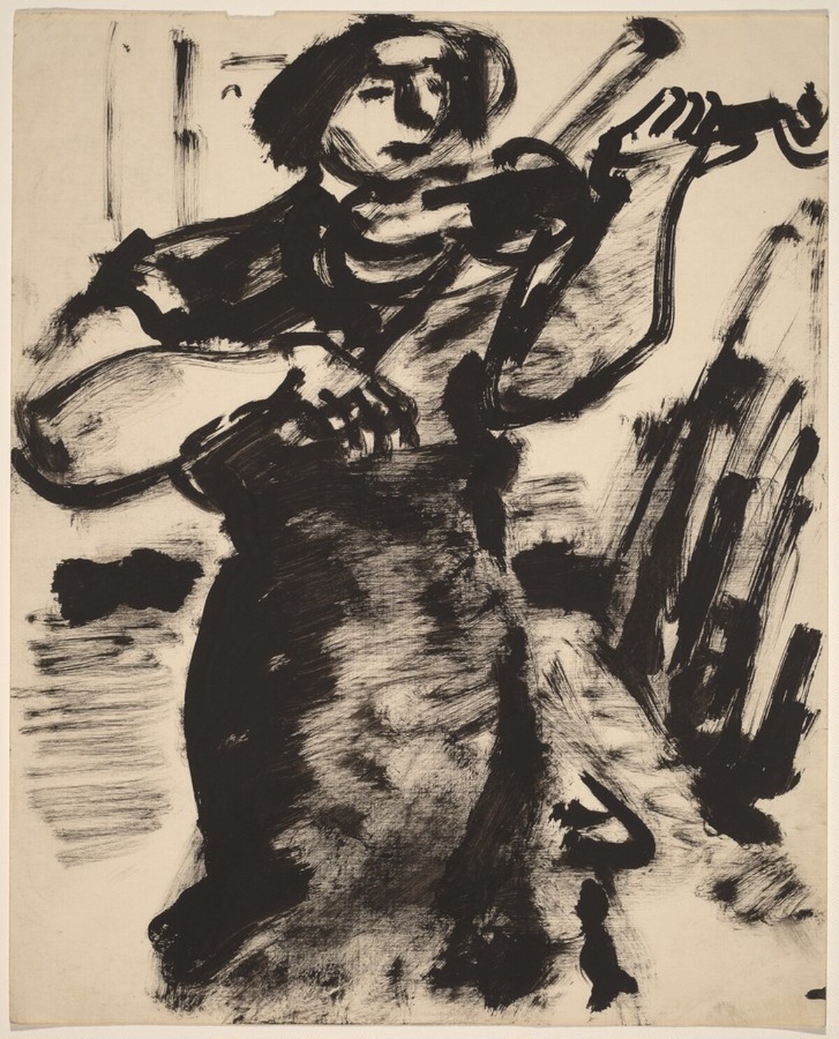 Woman Playing the Violin by Mark Rothko