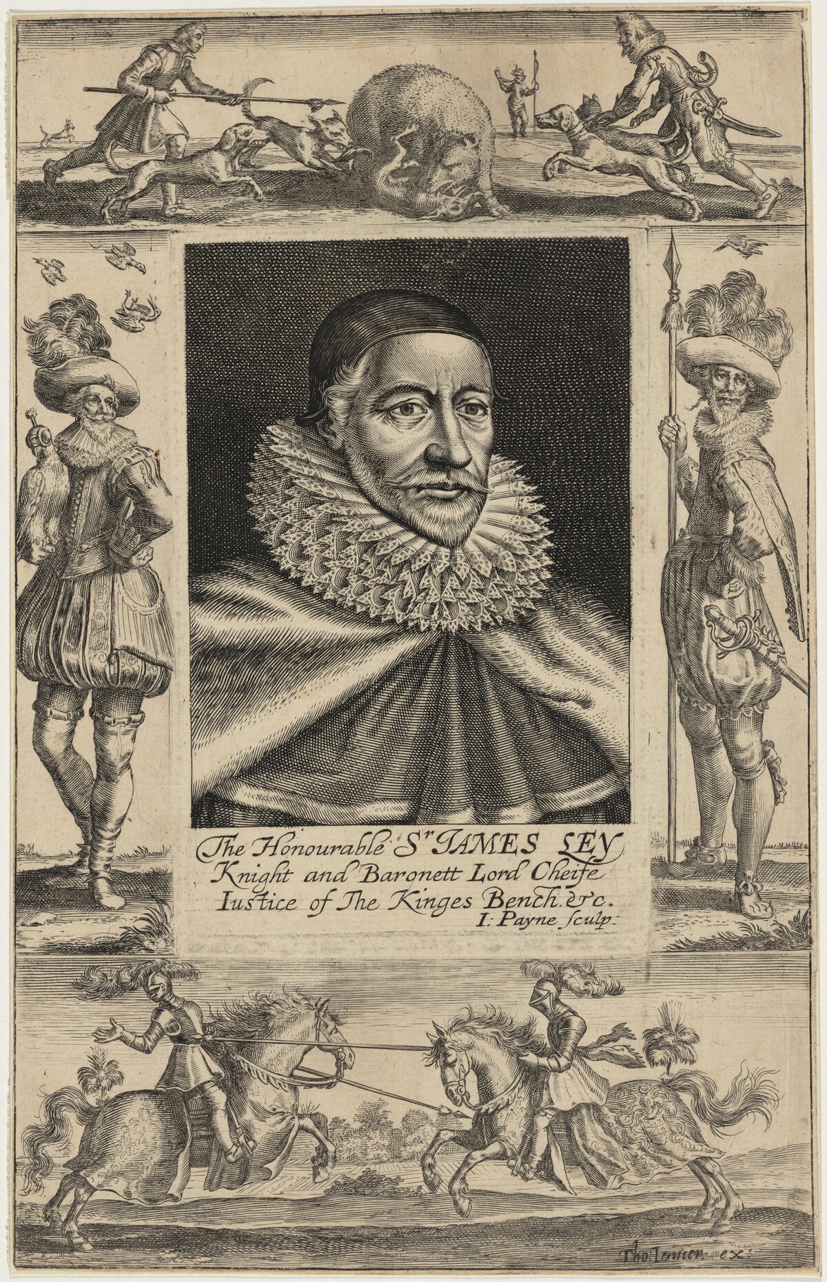 James Ley, First Earl of Marlborough by John Payne and Willem de Passe