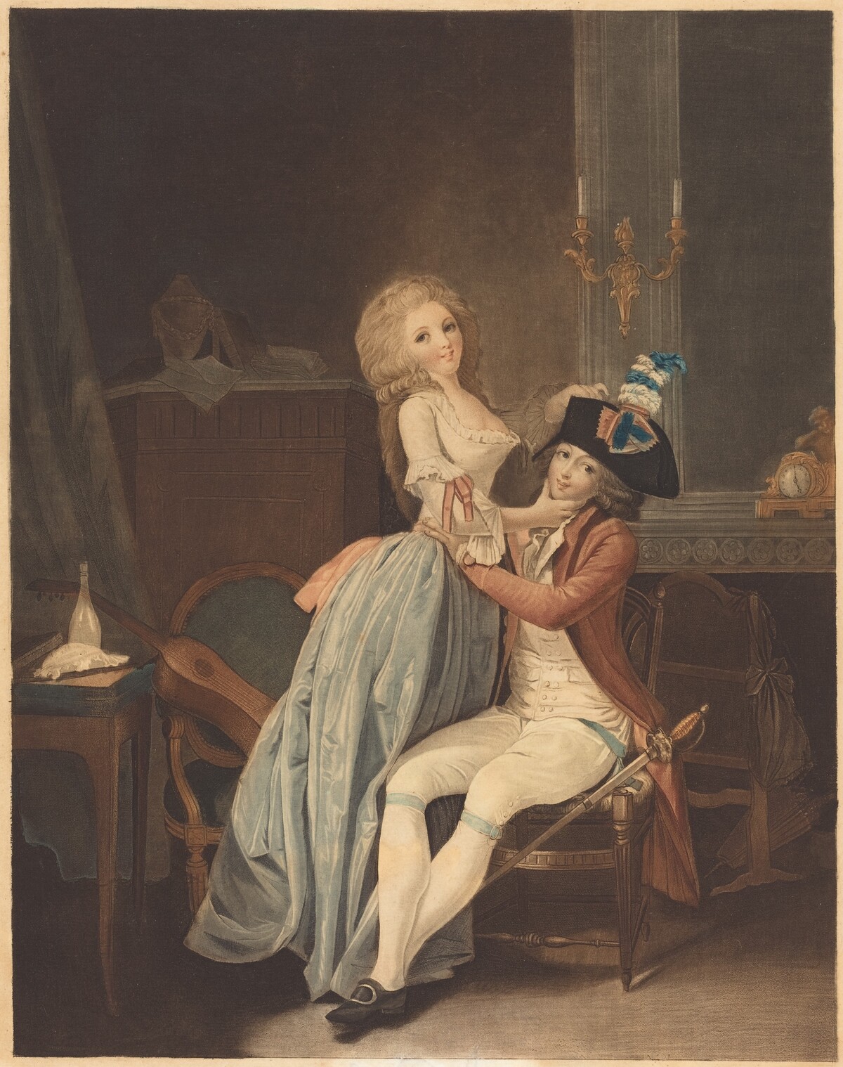 Le cocarde nationale by Auguste-Claude-Simon Legrand after Louis-Léopold Boilly