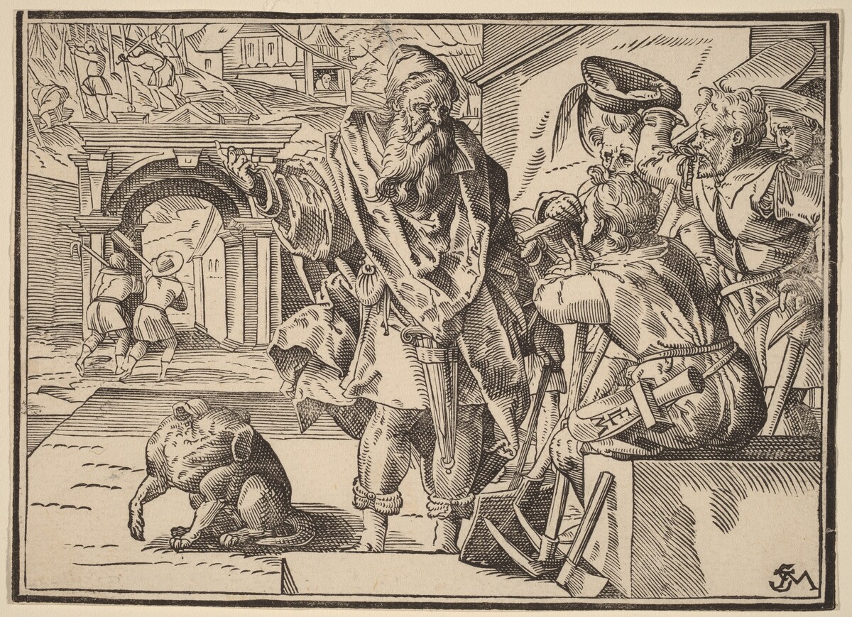Christ Tells His Disciples of the Last Judgment by Christoph Murer