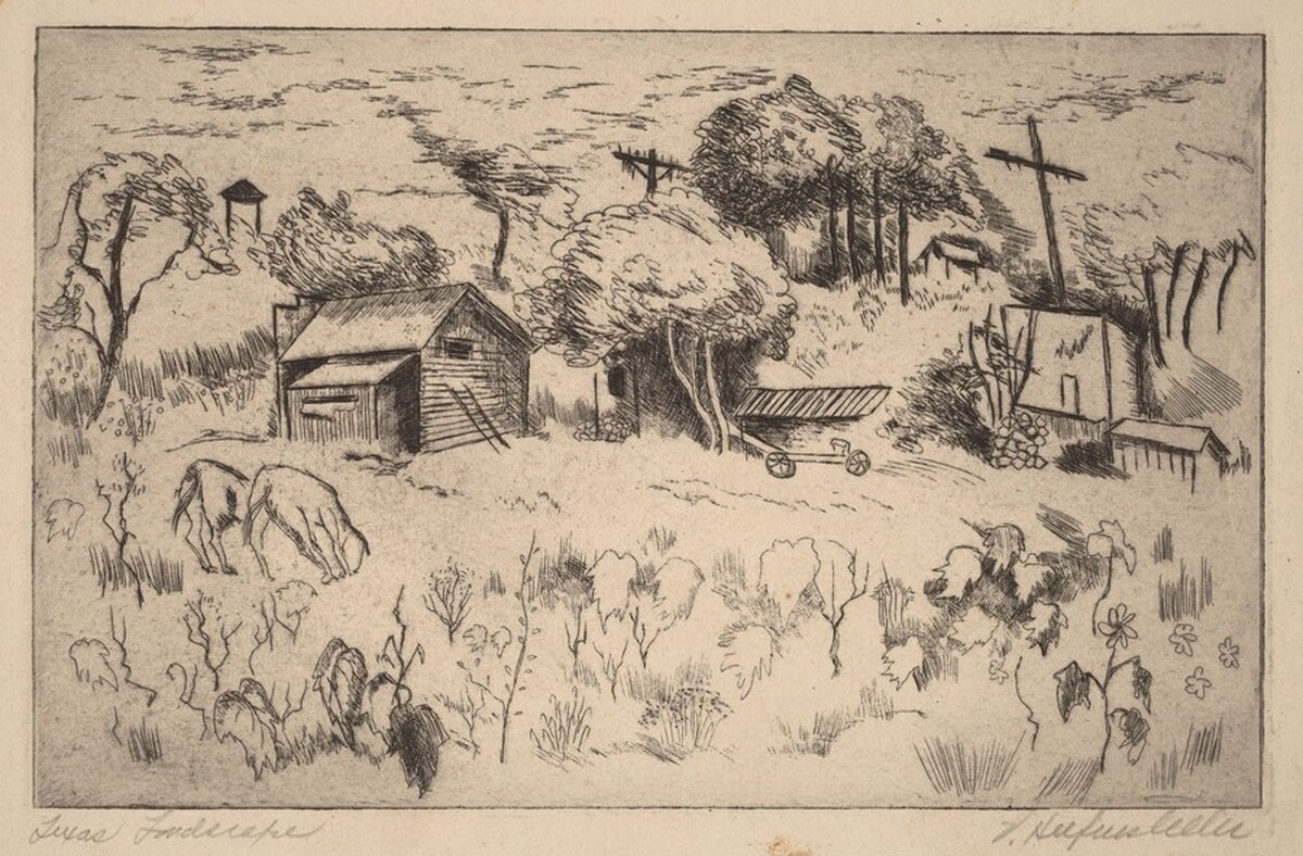 Texas Landscape (no. 1) by Veronica Helfensteller