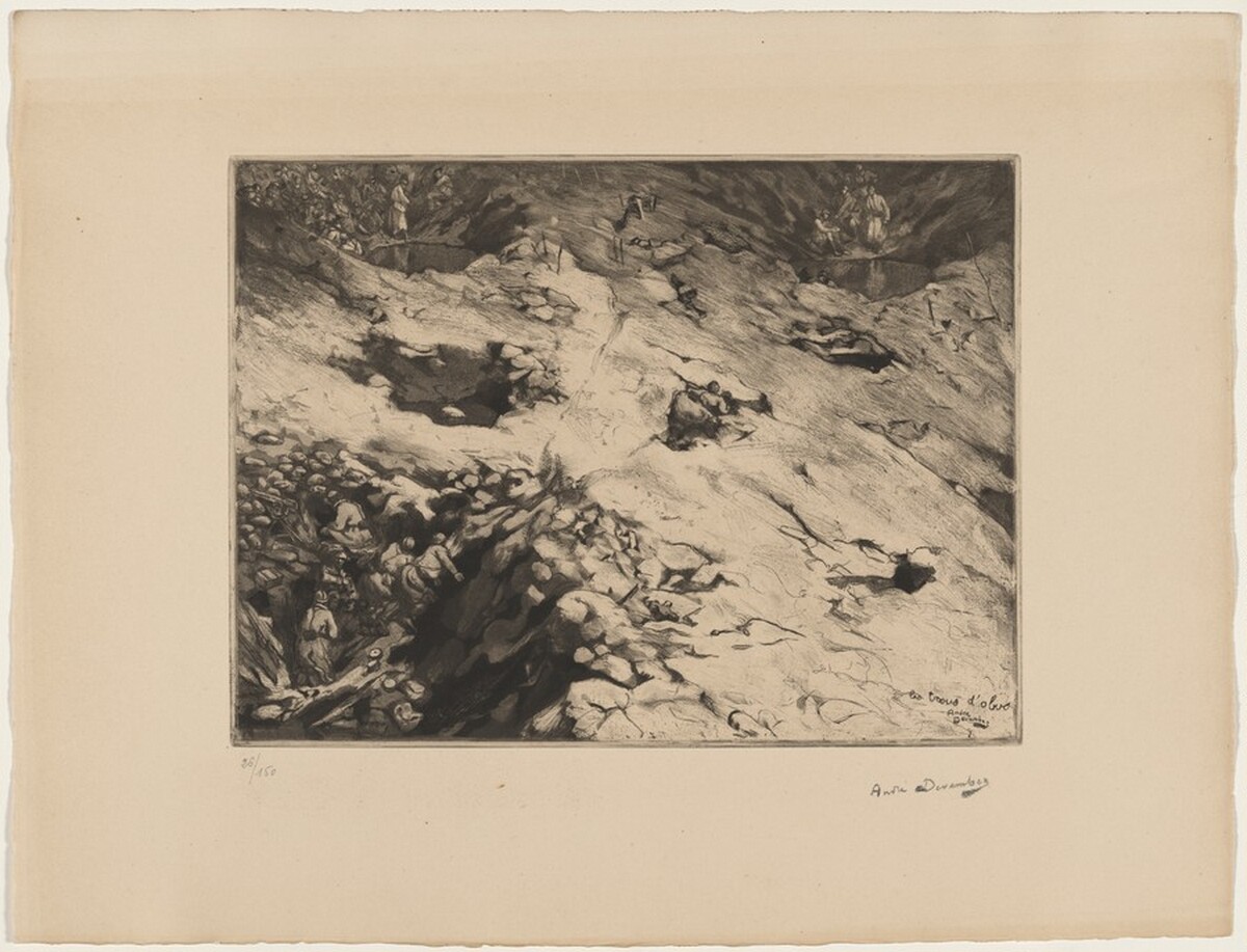 Shell Holes (Les Trous d'Obus) by Andre Devambez