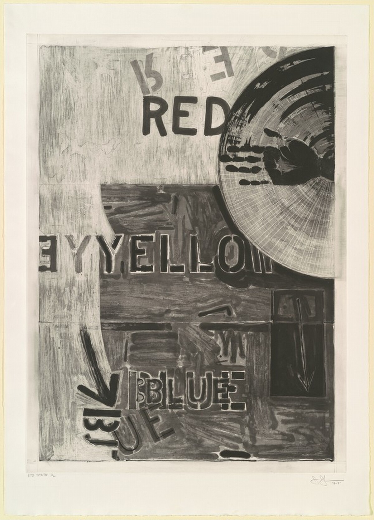 Periscope [state proof of 11th state] by Jasper Johns