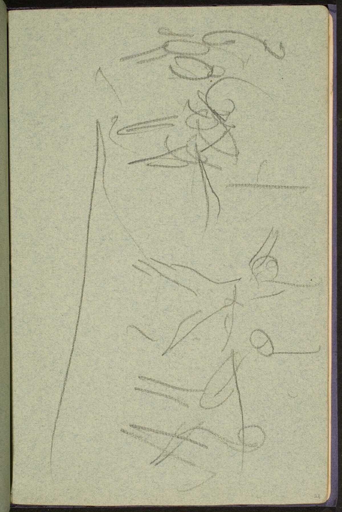 Tanzende auf einer Bühne (Dancers on a Stage) [p. 21] by Max Beckmann