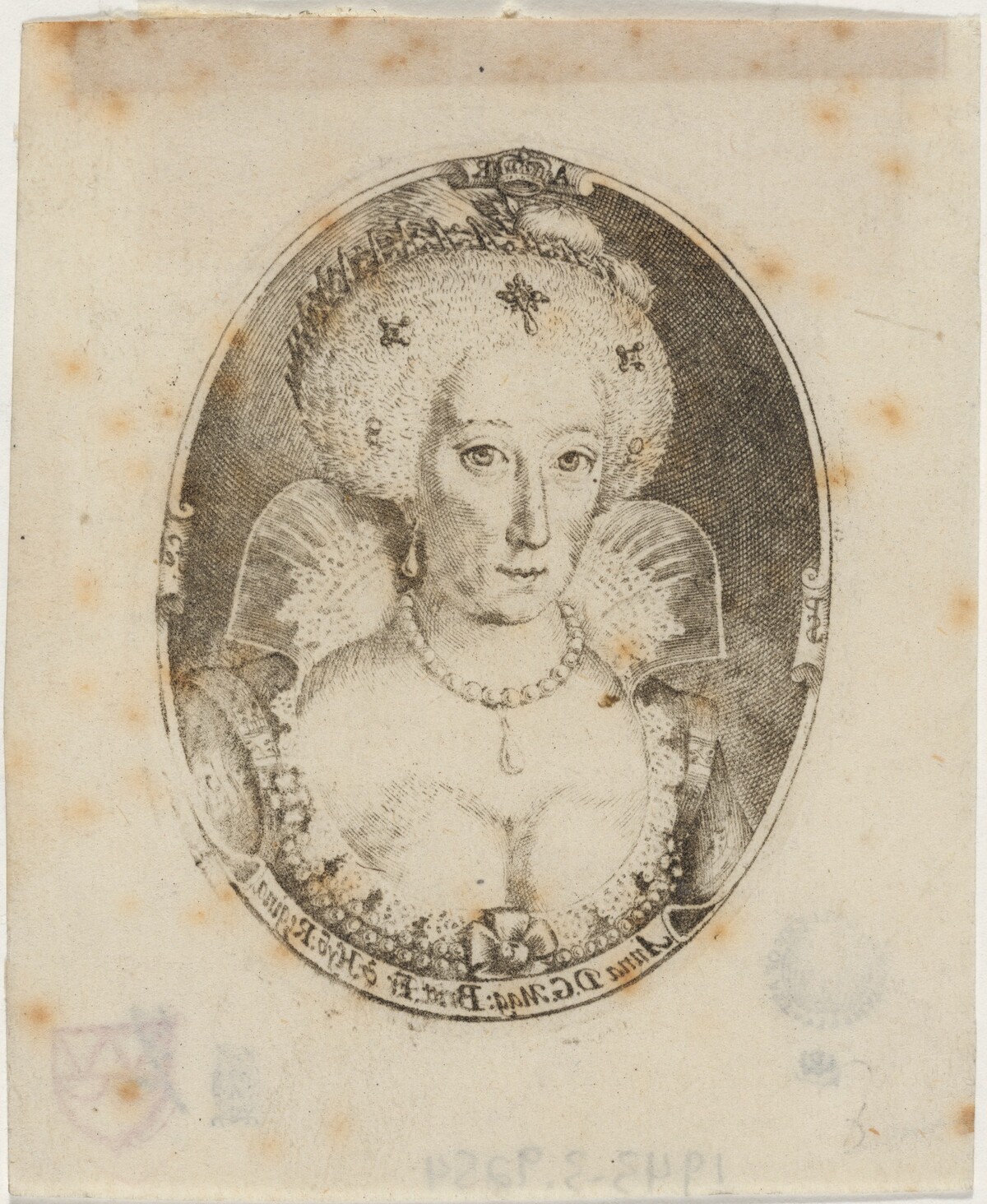 Anne of Denmark by Simon de Passe