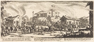Plundering and Burning a Village