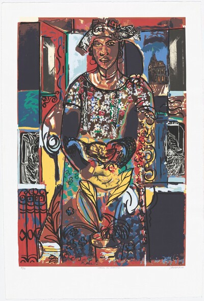 Woman in Interior